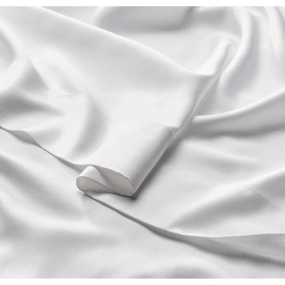 King 400 Thread Count Rayon from Bamboo Sheet Set White - Casaluna